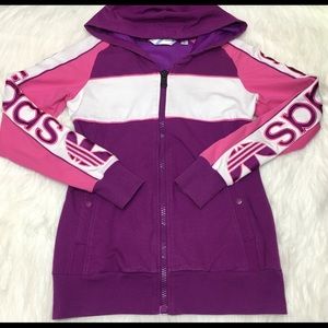 Adidas Purple & Pink Small Track Jacket